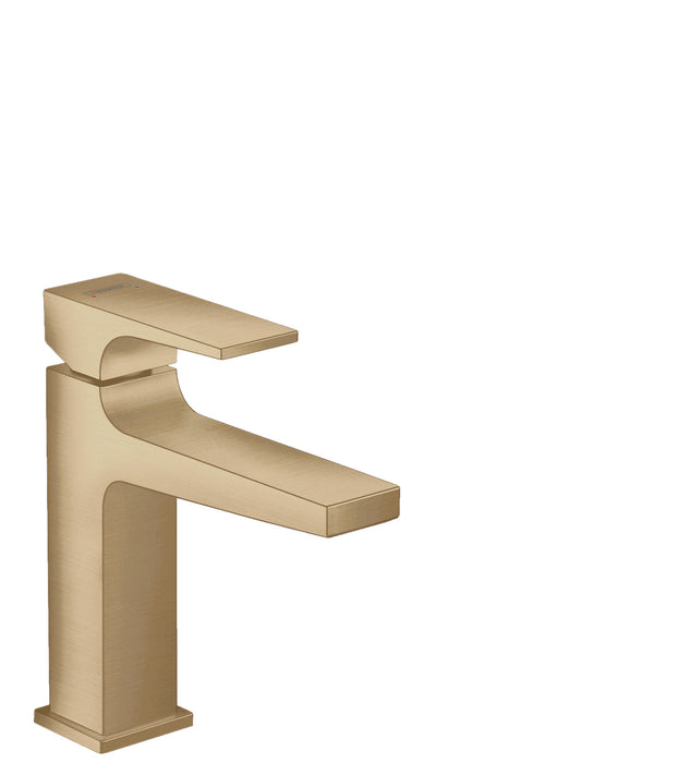 Hansgrohe Metropol Single-Hole Faucet 110 with Lever Handle and Pop-Up Drain, 1.2 GPM