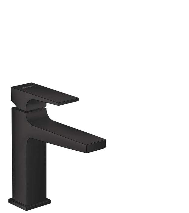 Hansgrohe Metropol Single-Hole Faucet 110 with Lever Handle and Pop-Up Drain, 1.2 GPM