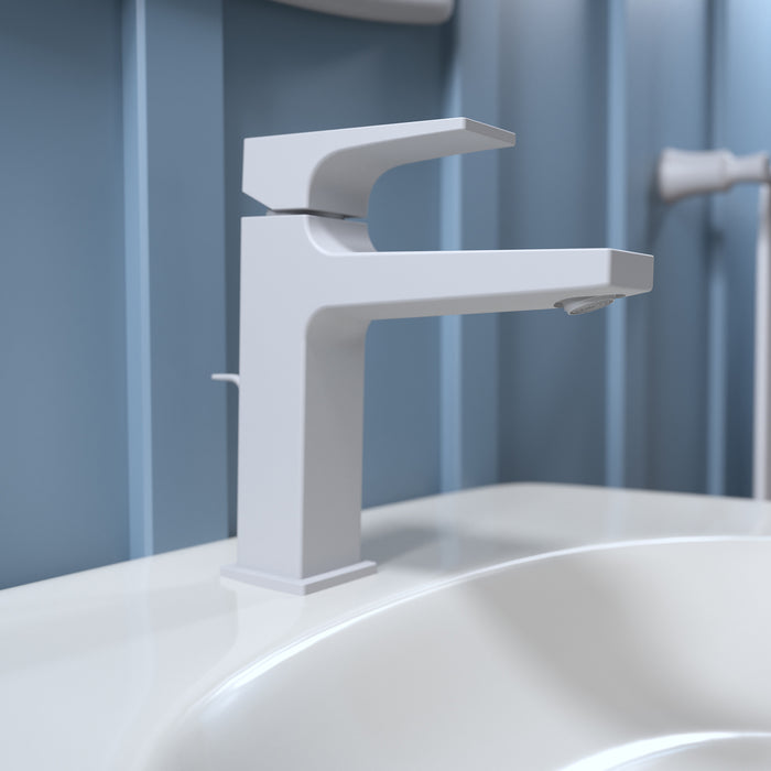 hansgrohe Metropol Single-Hole Faucet 110 with Lever Handle and Pop-Up Drain, 1.2 GPM