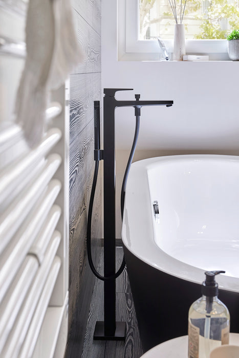 Hansgrohe Metropol Freestanding Tub Filler Trim with Lever Handle and 1.75 GPM Handshower