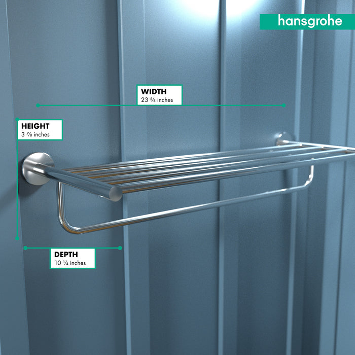 hansgrohe Logis Universal Towel Rack with Towel Bar