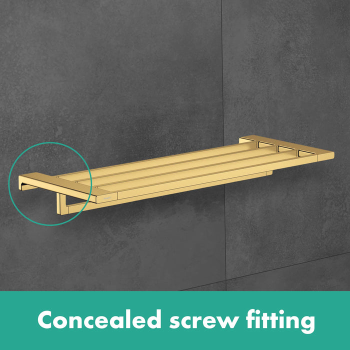 hansgrohe AddStoris Towel Rack with Towel Bar