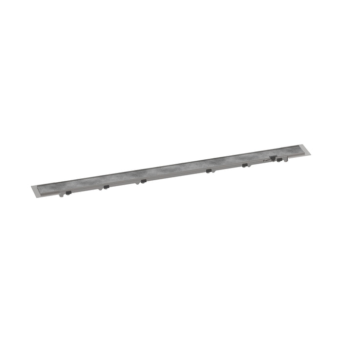 hansgrohe RainDrain Rock Trim Flex 35 1/4" Cut to Size and Tileable