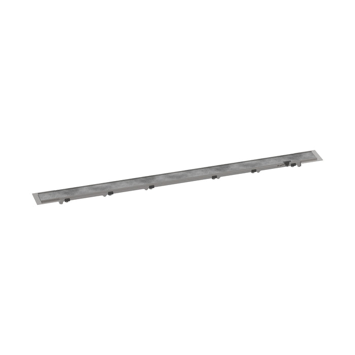 hansgrohe RainDrain Rock Trim Flex 39 3/8" Cut to Size and Tileable