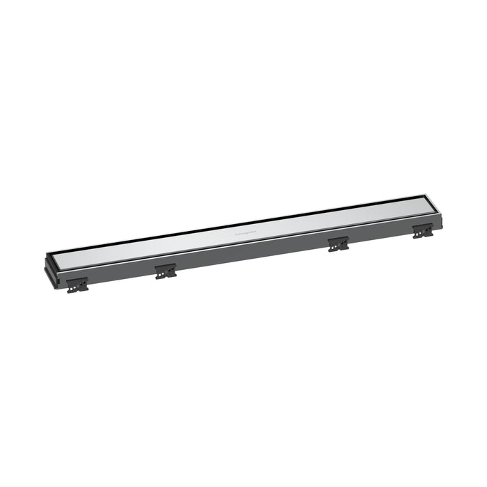 hansgrohe RainDrain Match Trim 23 5/8" with Height Adjustable Frame