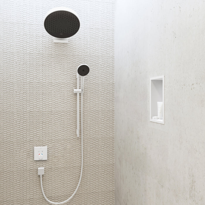 hansgrohe XtraStoris Original Wall Niche with Integrated Frame 12"x 6"x 4"