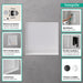 Hansgrohe XtraStoris Minimalistic Wall Niche with Open Frame 12"x 12"x 4"
