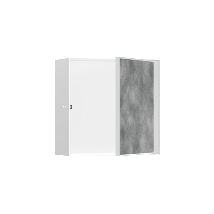 hansgrohe XtraStoris Rock Wall Niche with Tileable Door 12"x 12"x 5.5"