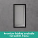 Hansgrohe XtraStoris Individual Wall Niche Matte White with Design Frame 12"x 6"x 4"