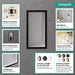 Hansgrohe XtraStoris Individual Wall Niche Matte White with Design Frame 12"x 6"x 4"