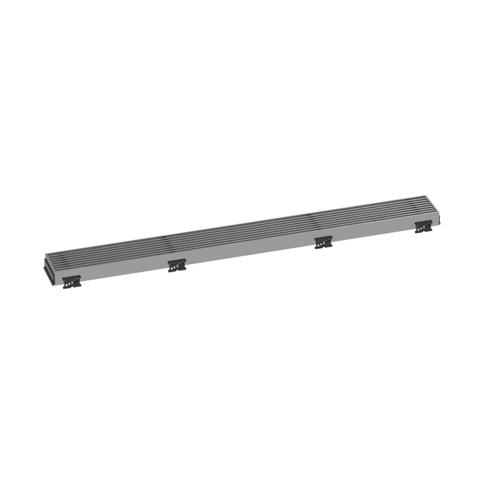hansgrohe RainDrain Match Boardwalk Trim Broadwalk 27 5/8" with Height Adjustable Frame