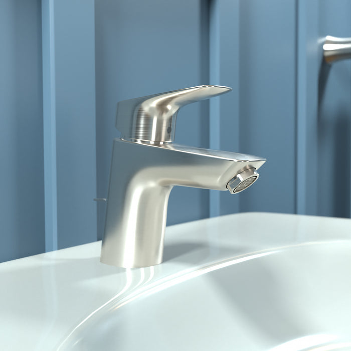Hansgrohe Logis Single-Hole Faucet 70 with Pop-Up Drain, 1.2 GPM