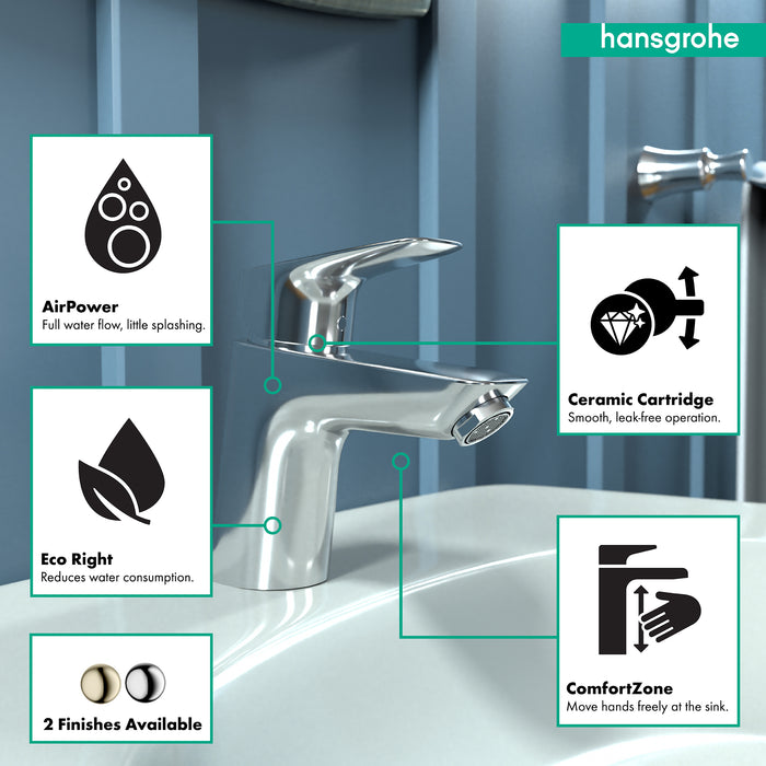 hansgrohe Logis Single-Hole Faucet 70, 1.0 GPM