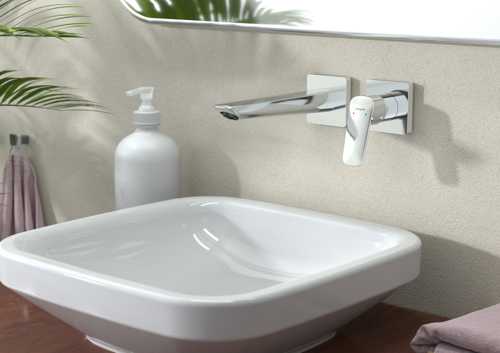 hansgrohe Logis Fine Wall-Mounted Single-Handle Faucet Trim, 1.2 GPM