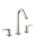 Hansgrohe Logis Widespread Faucet 150 with Pop-Up Drain, 1.2 GPM