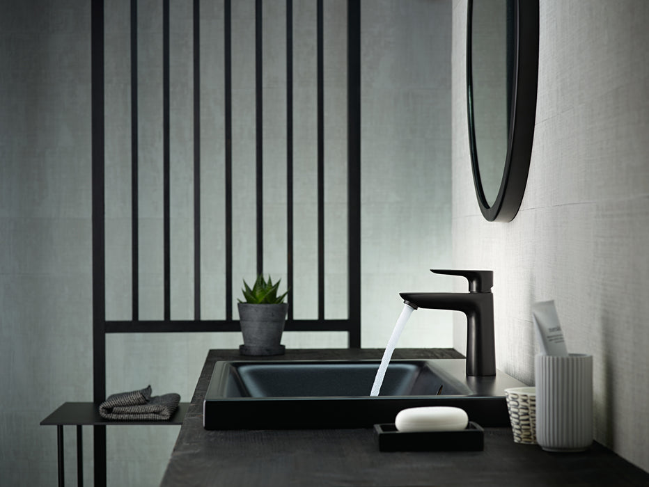 Hansgrohe Talis E Single-Hole Faucet 110 with Pop-Up Drain, 1.2 GPM