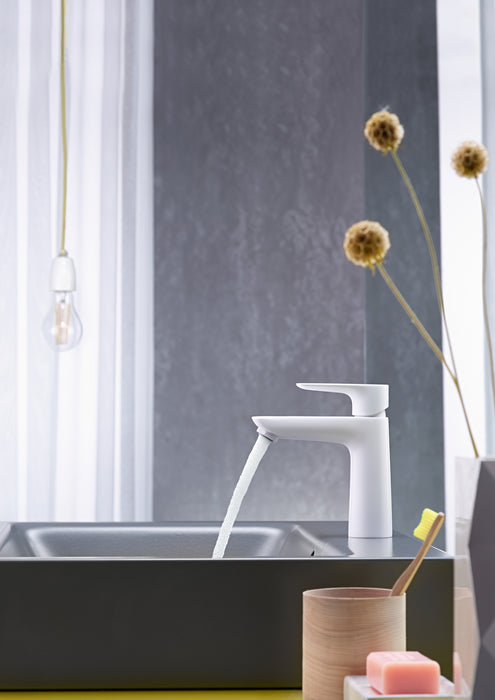 Hansgrohe Talis E Single-Hole Faucet 110 with Pop-Up Drain, 1.2 GPM