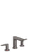 Hansgrohe Talis E Widespread Faucet 150 with Pop-Up Drain, 1.2 GPM