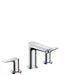 Hansgrohe Talis E Widespread Faucet 150 with Pop-Up Drain, 1.2 GPM