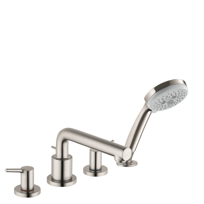 hansgrohe Talis S 4-Hole Roman Tub Set Trim with 1.8 GPM Handshower