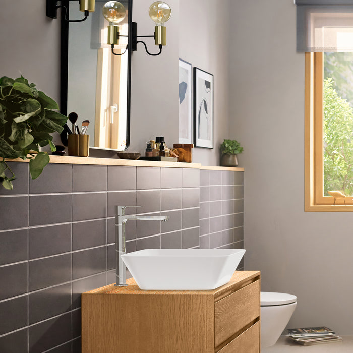 hansgrohe Rebris E Single-Hole Faucet 240, 1.2 GPM