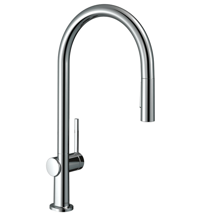 Hansgrohe Talis N HighArc Kitchen Faucet, O-Style 2-Spray Pull-Down, 1.75 GPM