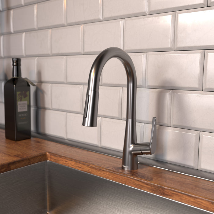 hansgrohe Talis S Prep Kitchen Faucet, 2-Spray Pull-Down, 1.75 GPM