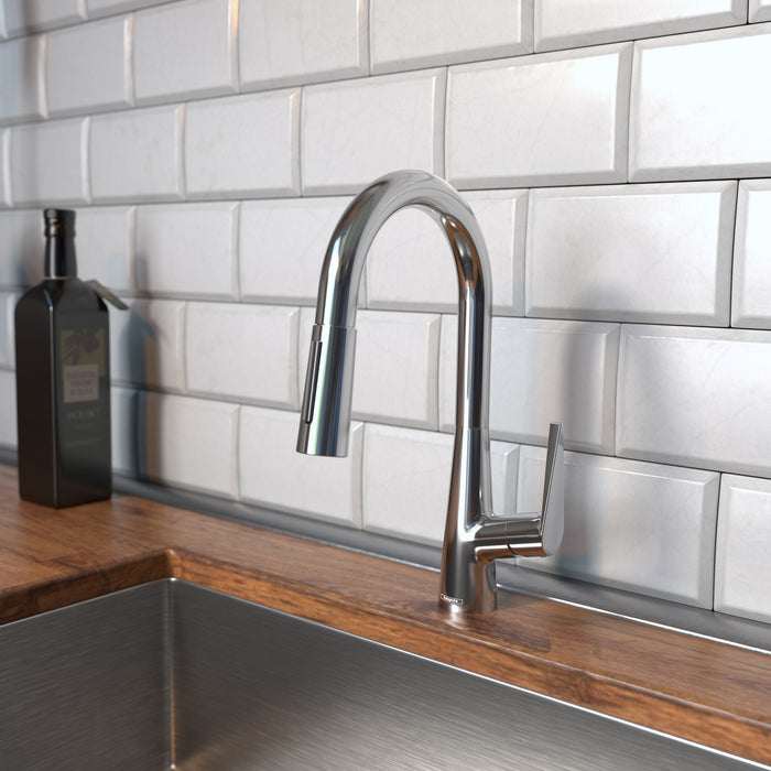 hansgrohe Talis S Prep Kitchen Faucet, 2-Spray Pull-Down, 1.75 GPM