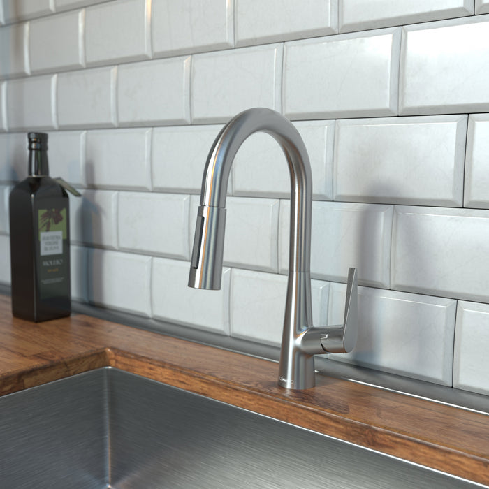 hansgrohe Talis S Prep Kitchen Faucet, 2-Spray Pull-Down, 1.75 GPM