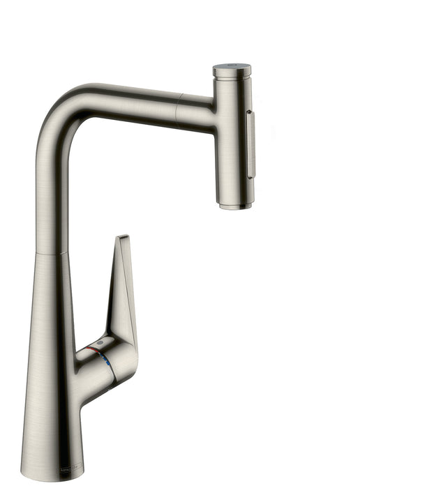 hansgrohe Talis Select S HighArc Kitchen Faucet, 2-Spray Pull-Out, 1.75 GPM