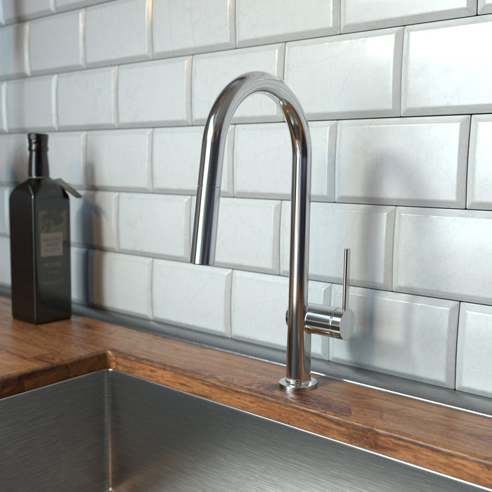 Hansgrohe Talis N HighArc Kitchen Faucet, A-Style 2-Spray Pull-Down, 1.75 GPM