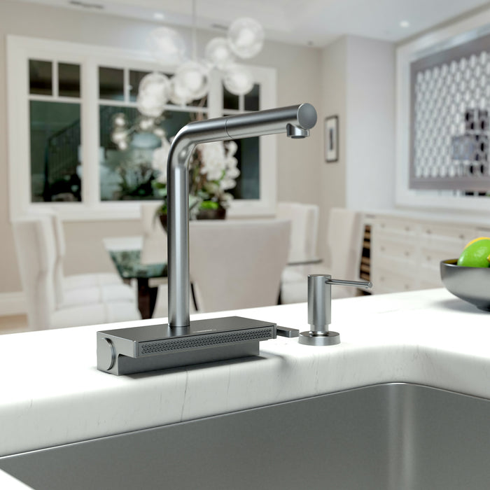 Hansgrohe Aquno Select Kitchen Faucet, 2-Spray Pull-Out, 1.75 GPM