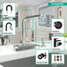 Hansgrohe Aquno Select Kitchen Faucet, 2-Spray Pull-Out, 1.75 GPM