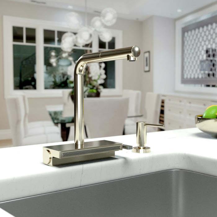 hansgrohe Aquno Select Kitchen Faucet, 2-Spray Pull-Out, 1.75 GPM