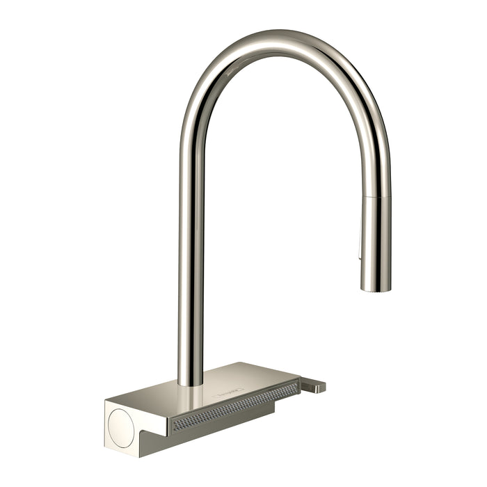 hansgrohe Aquno Select HighArc Kitchen Faucet, 3-Spray Pull-Down, 1.75 GPM