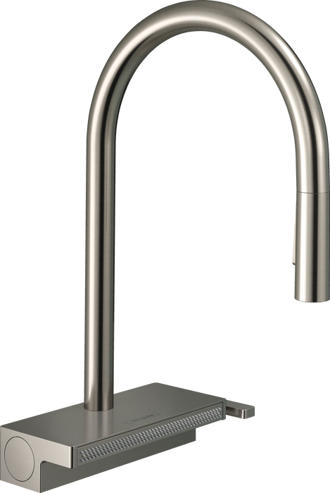 hansgrohe Aquno Select HighArc Kitchen Faucet, 3-Spray Pull-Down, 1.75 GPM