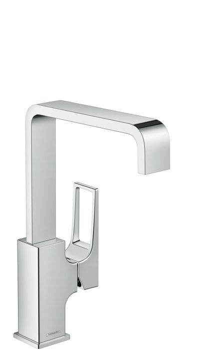 Hansgrohe Metropol Single-Hole Faucet 230 with Loop Handle and Swivel Spout, 1.2 GPM