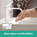 Hansgrohe Vivenis Single-hole Faucet 80 with Pop--Up Drain, 1.2 GPM