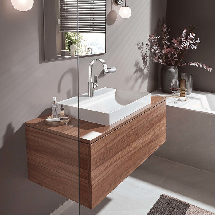 hansgrohe Vivenis Single-hole Faucet 210 with Swivel Spout and Pop-Up Drain, 1.2 GPM