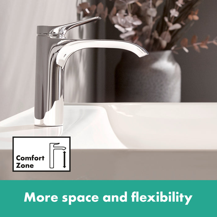 hansgrohe hansgrohe Vivenis Single-hole Faucet 210 with Swivel Spout and Pop-Up Drain, 1.2 GPM