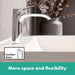 hansgrohe hansgrohe Vivenis Single-hole Faucet 210 with Swivel Spout and Pop-Up Drain, 1.2 GPM