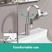 hansgrohe hansgrohe Vivenis Single-hole Faucet 210 with Swivel Spout and Pop-Up Drain, 1.2 GPM