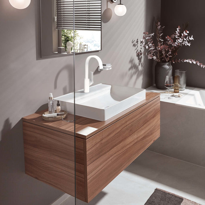 hansgrohe Vivenis Single-hole Faucet 210 with Swivel Spout and Pop-Up Drain, 1.2 GPM