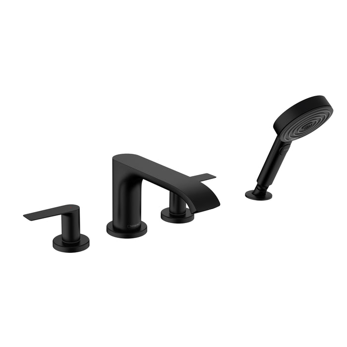 hansgrohe Vivenis 4-Hole Roman Tub Set Trim with 1.75 GPM Handshower
