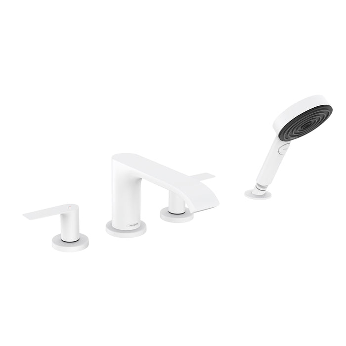 hansgrohe Vivenis 4-Hole Roman Tub Set Trim with 1.75 GPM Handshower