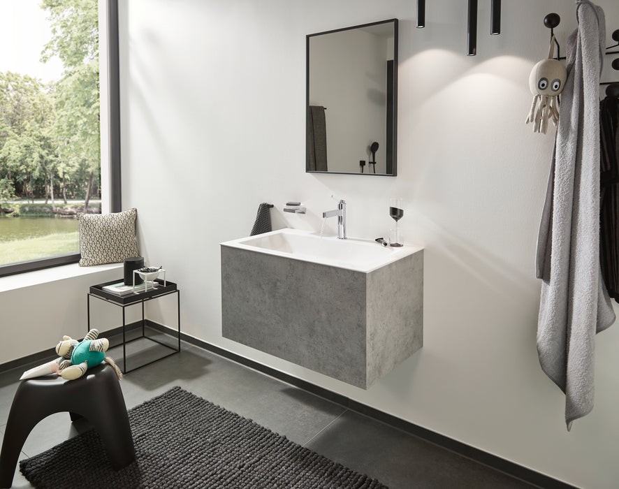 hansgrohe Finoris Single-Hole Faucet 100 with Pop-Up Drain, 1.2 GPM