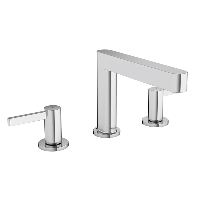 Hansgrohe Finoris Wide-spread Faucet 110 with Pop-up Drain, 1.2 GPM