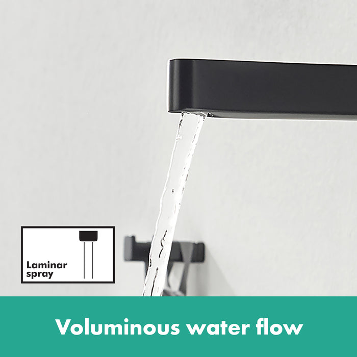Hansgrohe Finoris Wide-spread Faucet 110 with Pop-up Drain, 1.2 GPM