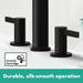 Hansgrohe Finoris Wide-spread Faucet 110 with Pop-up Drain, 1.2 GPM