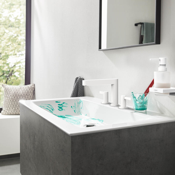 Hansgrohe Finoris Wide-spread Faucet 110 with Pop-up Drain, 1.2 GPM